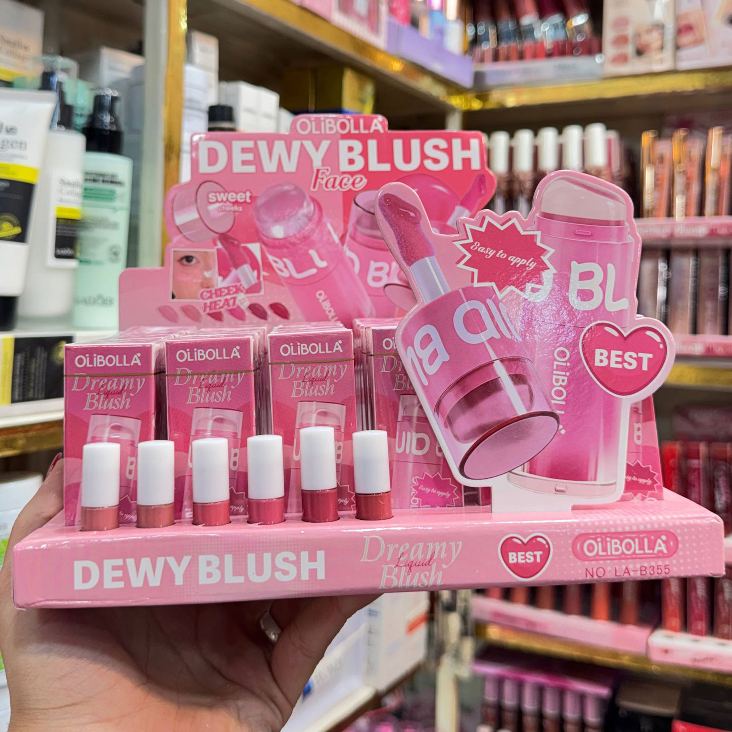 رژگونه مایع اولیبولا مدل Dewy Blush